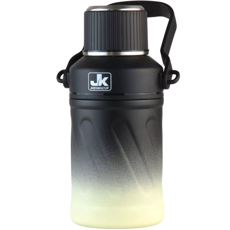 فلاسک دوجداره گرم و سرد ژیاکانگ JK مدل دسته دار ولیوان دار گنجایش 0.8 لیتر