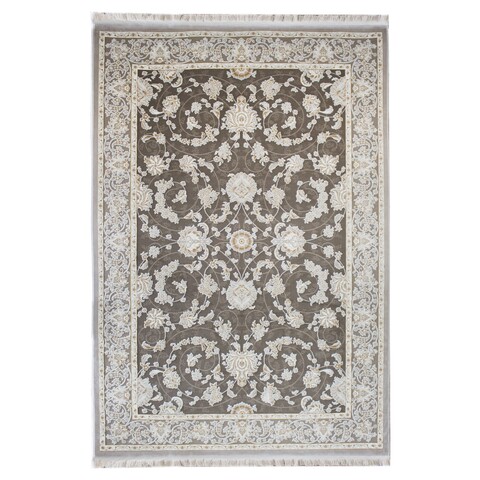 فرش  پاتریس دیبا زمینه خاکی تیره