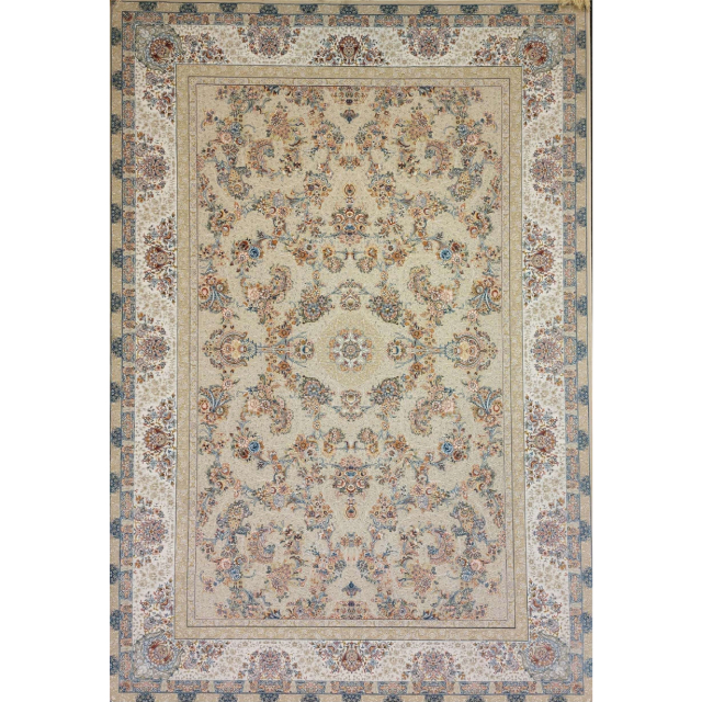 فرش محتشم باغ گل دلفيني