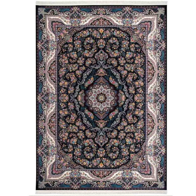 فرش پاتریس مهتاب سرمه‌ای (ارسال رایگان)