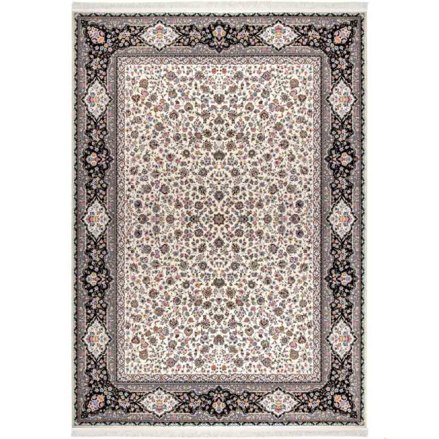 فرش پاتریس افشان مهربان گل کرم ۱۲۰۰ شانه (ارسال رایگان)