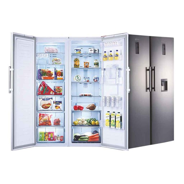 یخچال فریزر دوقلو  ماکسینی  4221 استیل (ارسال رایگان)