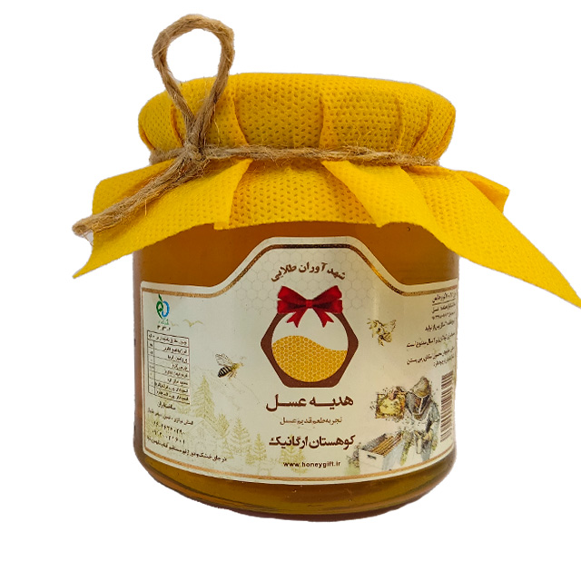 عسل کوهستان اورگانیک شهد آوران طلایی 400گرمی