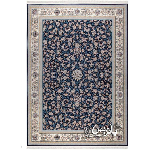 فرش پاتریس آرمیتا سرمه‌ای ۱۰۵۰ شانه