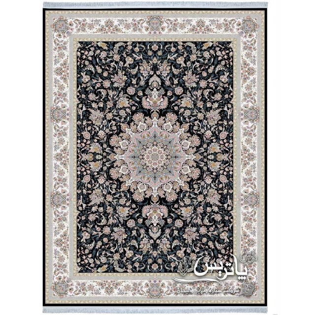 فرش پاتریس آوا سرمه‌ای ۱۰۵۰ شانه