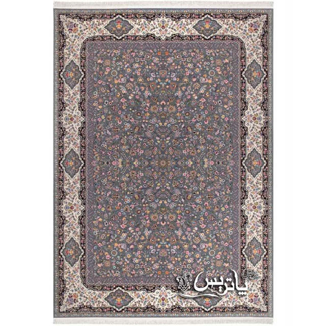 فرش پاتریس افشان مهربان گل طوسی ۱۲۰۰ شانه