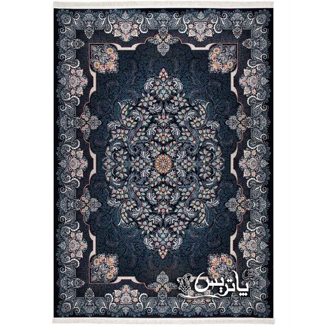 فرش  پاتریس  دوریس سرمه‌ای ۷۰۰ شانه