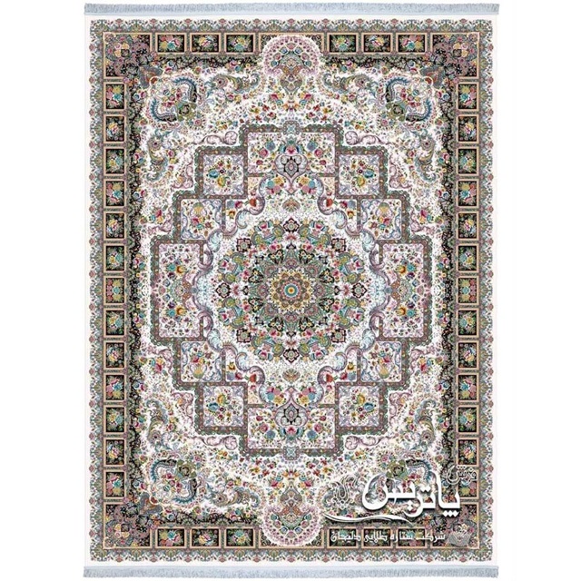 فرش پاتریس سرمه کرم ۱۲۰۰ شانه