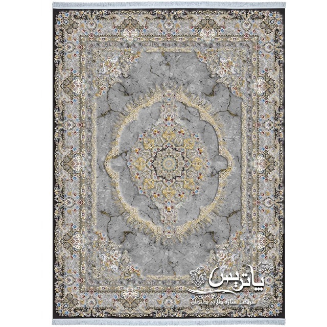 فرش پاتریس سنگ شیرین طوسی ۱۲۰۰ شانه