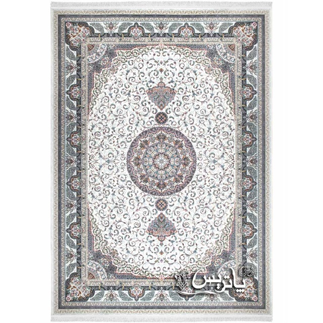 فرش پاتریس طاووس کرم ۱۵۰۰ شانه