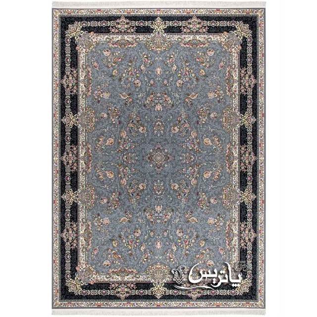 فرش پاتریس پیچک طوسی ۱۲۰۰ شانه