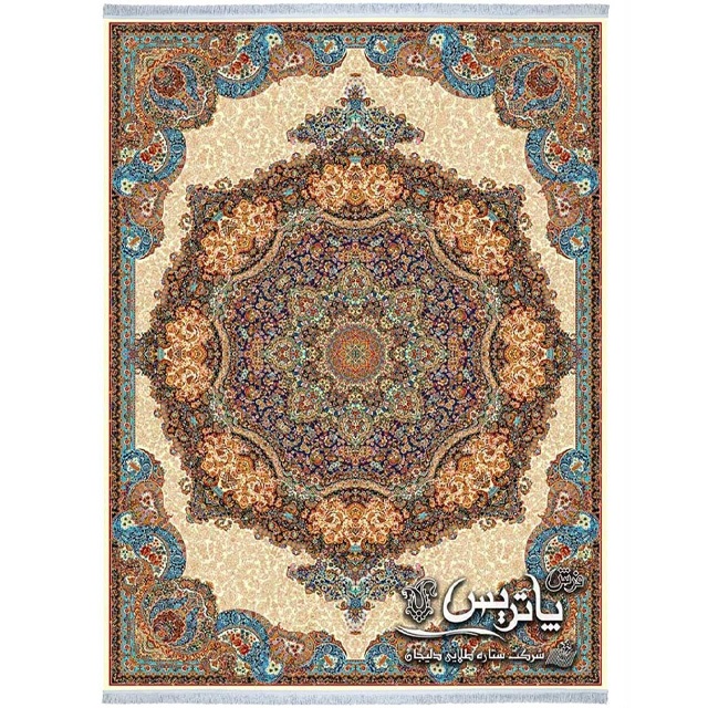 فرش پاتریس یاقوت کرم ۱۰۵۰ شانه