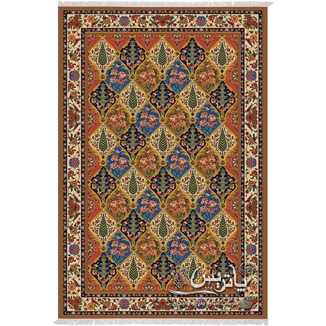 فرش گلیم پاتریس سروستان شکلاتی ۴۰۰ شانه