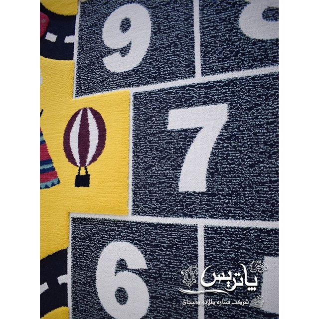 فرش گلیم پاتریس کارتینگ زرد ۴۰۰ شانه