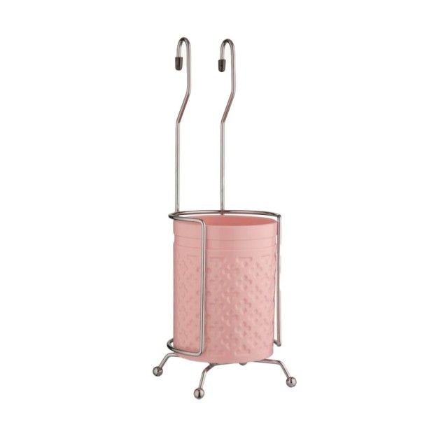 جا قاشقی آویز پایه استیل طرح گل  کد 1814