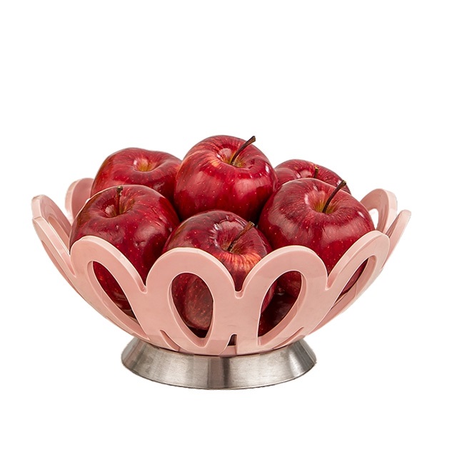 سبد میوه کوچک پایه استیل کد 138