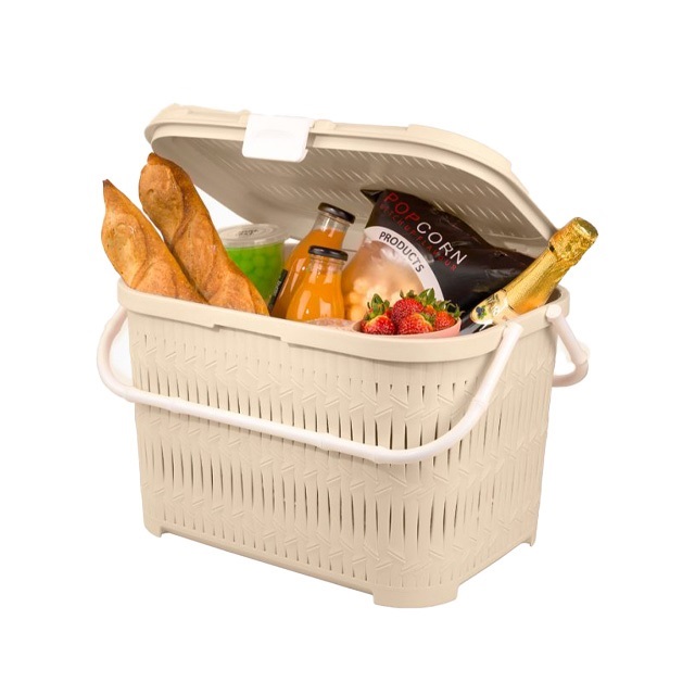 سبد پیک نیک دربدار کوتاه طرح بامبو کد 1550