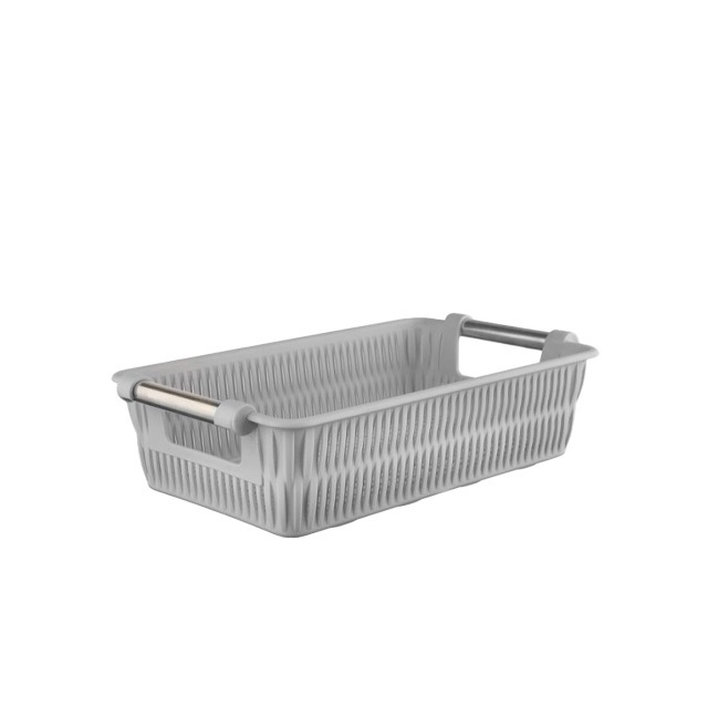 سبد طرح بامبو دسته استیل 3 کد 1386