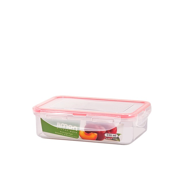 ظرف فریزری مستطیل 550 میلی لیتر کد 806