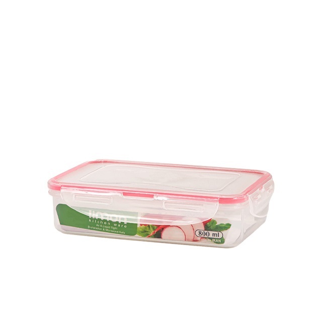 ظرف فریزری مستطیل 800 میلی لیتر کد 810