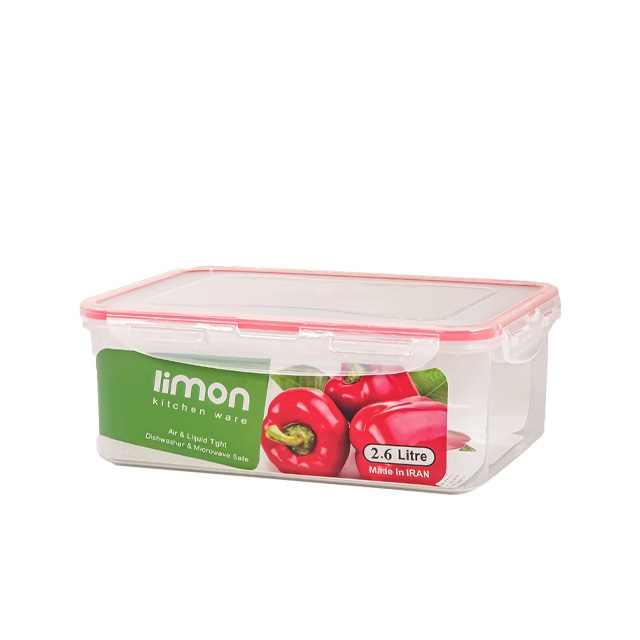 ظرف فریزری مستطیل 2/6 لیتر کد 820