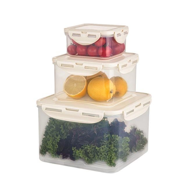 سرویس ظرف فریزری 6 پارچه مربع کد 778