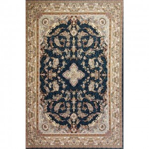 فرش  محتشم طرح مینا رنگ سرمه ای 700 شانه