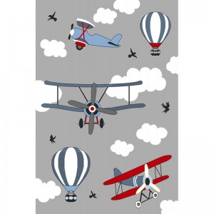 فرش ساوین کد 8026 نقره ای روشن