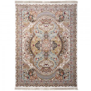 فرش محتشم طرح اهورا کرم 1200 شانه