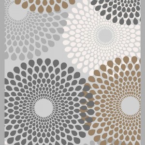 فرش ساوین طرح 7404 نقره ای روشن