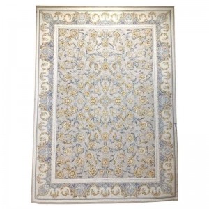 فرش ماندگار طرح ناهید رنگ کرم