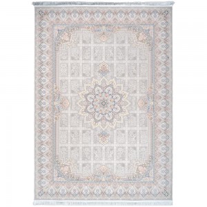 فرش محتشم طرح میکائیل سیلور 1200 شانه گل
