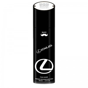 اسپری بدن مردانه رودیر مدل LEXUS BLACK حجم 200 میلی لیتر