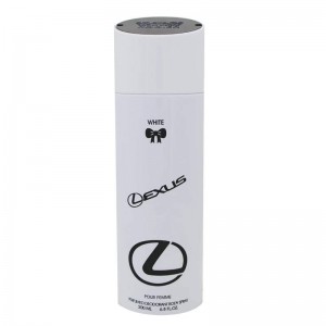 اسپری بدن زنانه رودیر مدل LEXUS WHITE حجم 200 میلی لیتر