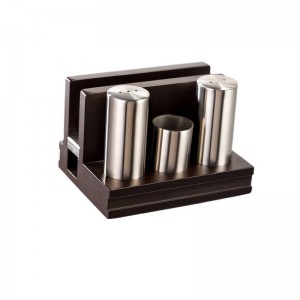 ست نمکدان فلفل پاش ادریک مدل فلورانس 3 مجموعه 4 عددی