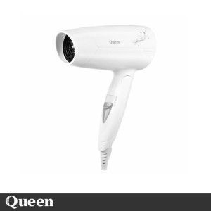 سشوار مسافرتی کویین مدل HD320 سفید خاکستری