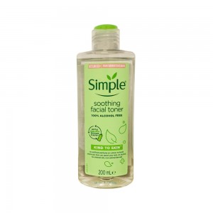 تونر آرامش بخش صورت سیمپل مدل Soothing Facial Toner مناسب انواع پوست حجم 200 میلی لیتر