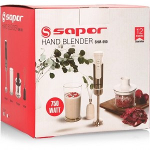 گوشت کوب برقی سه کاره سفيد ساپر مدل SHB-690