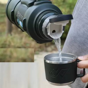 فلاسک کوهنوردی لیوان دار دسته دار SAFE ظرفیت  4 لیتر