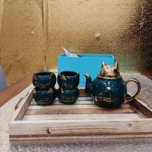ست قوری وفنجان مدل catt