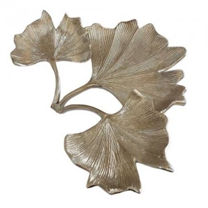 شیرینی خوری آلومينيومي مدل برگ مرداب 3 تايي