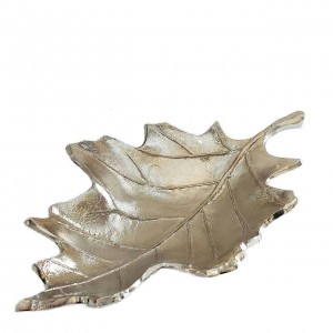 شیرینی خوری آلومينيومي مدل برگ چنار گود متوسط