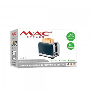 توستر نان ۲ اسلایسه ۸۰۰ وات مک استایلر مدل MAC-219
