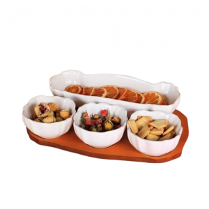 اردو خوری چوب سرامیک چهار خانه