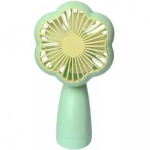 پنكه دستي طرح گل دو حالته