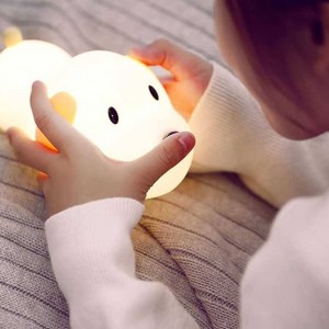 چراغ خواب سیلیکونی کودک مدل سگ خوابیده