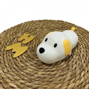 چراغ خواب سیلیکونی کودک مدل سگ خوابیده