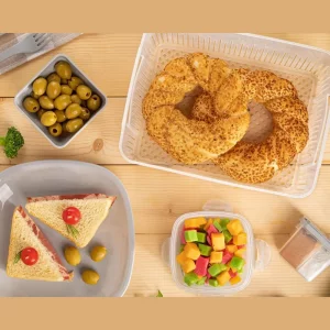 سبد پیک نیک 60 پارچه 6 نفره لیمون مدل 10635