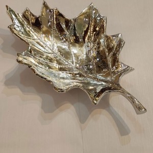 میوه  خوری آلومينيومي مدل برگ چنار گود بزرگ