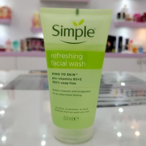 ژل شوینده صورت سیمپل مدل refreshing حجم 150 میل ( اورجینال )